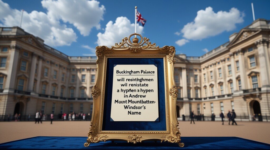 Buckingham Palace Will Reinstate a Hyphen in Andrew Mountbatten-Windsor's Name