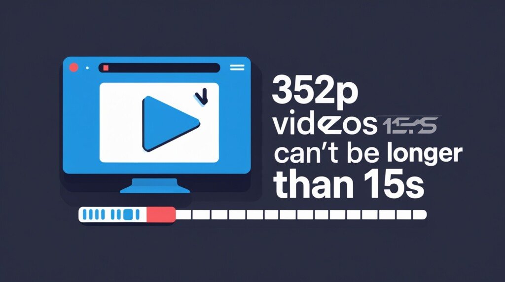 Why 352p Videos Can't Be Longer Than 15s