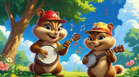 Original Chip 'n' Dale Chipmunk Fun: Polly Wolly Doodle